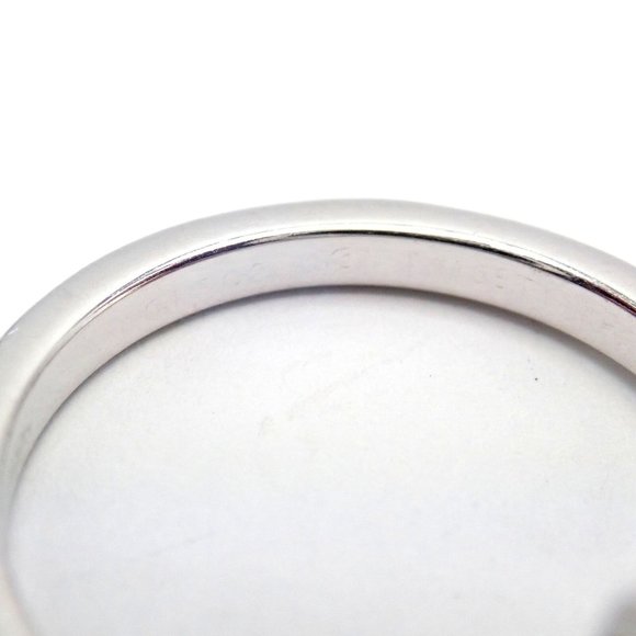 Authentic! Piaget 18k White Gold Diamond Double Band Flower Ring - Picture 6 of 12